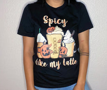 Load image into Gallery viewer, Spicy Like My Latte Tee
