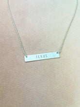 Load image into Gallery viewer, Texas Plaque Necklace
